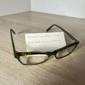 Jean Lafont Paris Nuance 444 Eyeglasses Green Brown 52-15-138 Excellent Cond!